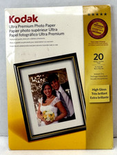 Kodak Ultra-Premium Photo Paper 4" x 6" Camera Pictures 17 Sheets