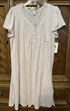 NEW Vintage MISS ELAINE NIGHTGOWN Women Size L Light Pink