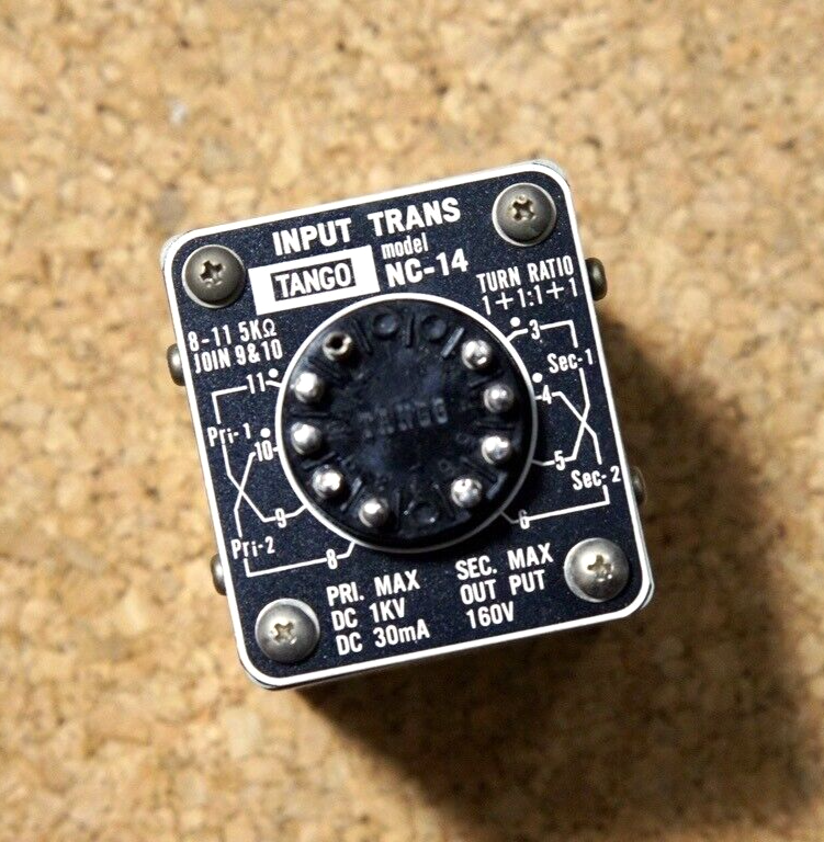 TANGO NC-14 Interstage Input Transformer | 5KΩ | 30mA TANGO NC-14 Interstage Input Transformer | 5KΩ | 30mA