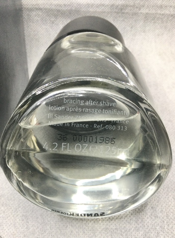 Sander by Jil Sander Men's After Shave Lotion 125 Ml Splash Vintage eBay