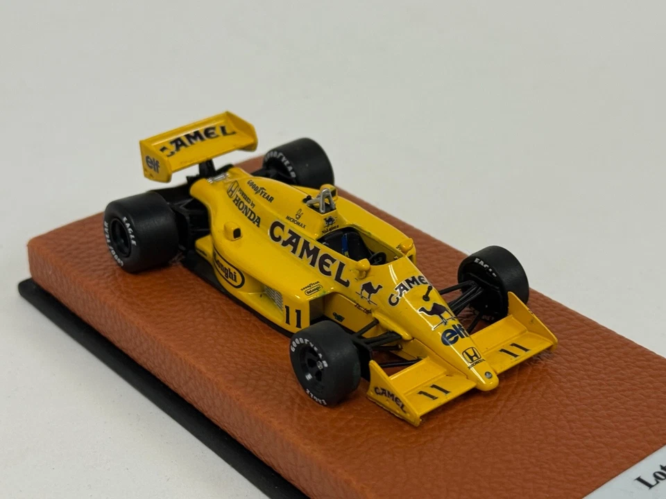 1/43 Lotus 99T de 1987 temporada F1 Satoru Nakajima base de cuero JPN220 * Foto 4 de 4