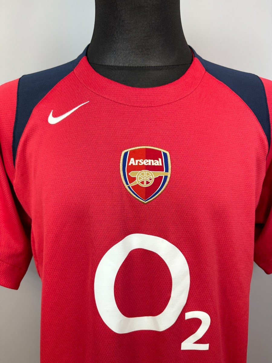 ARSENAL 2004 2005 TRAINING SHIRT FOOTBALL SOCCER JERSEY NIKE