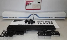 Vintage McKean Models #506 Boston & Maine 45' Piggy Back 2 Pack Trailer kit. 