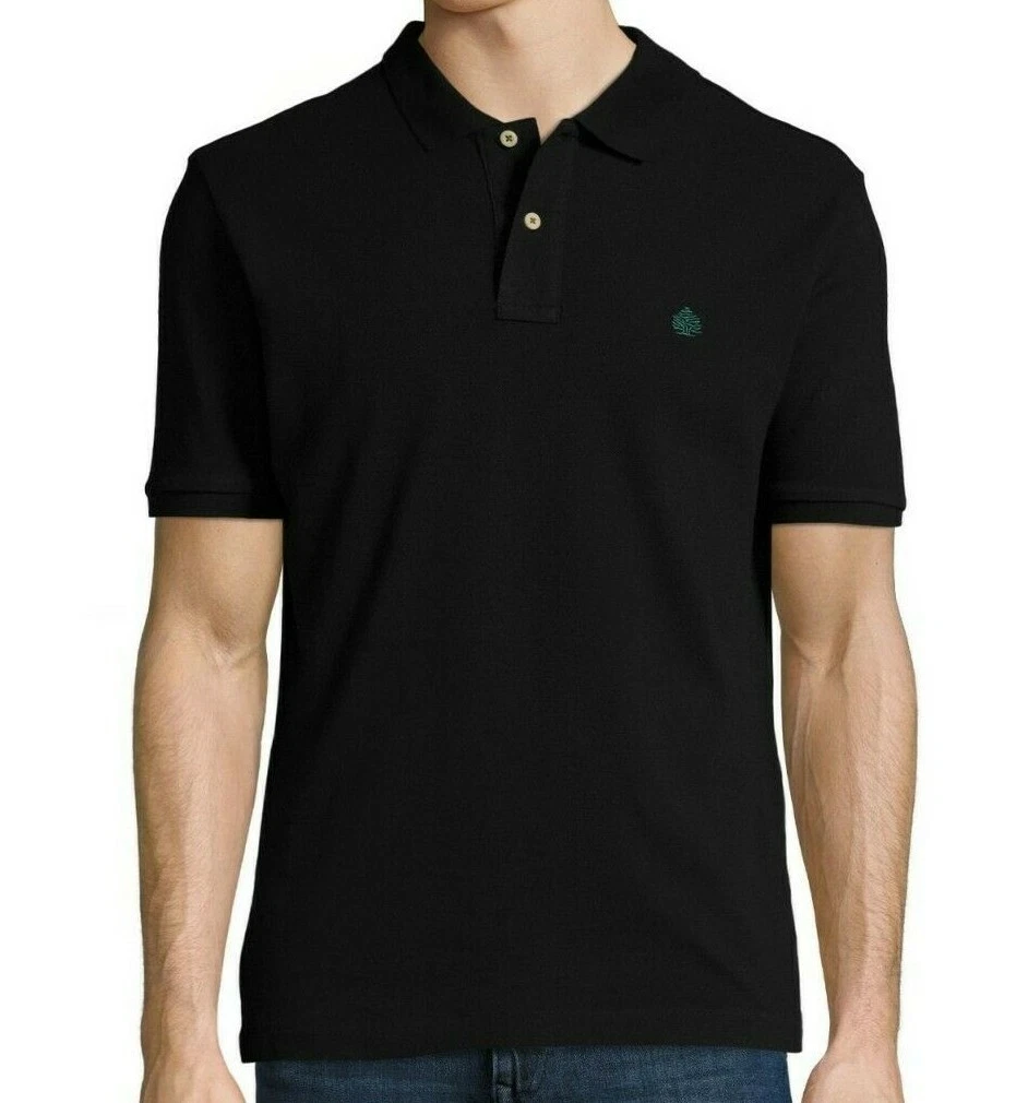 Polo Corte Recto Negro Springfield talla S