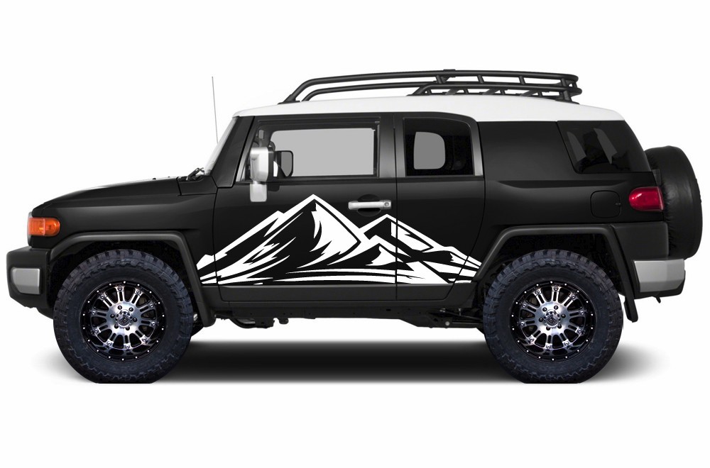 Custom Vinyl Graphics Decal TREK Wrap Kit for Toyota FJ Cruiser