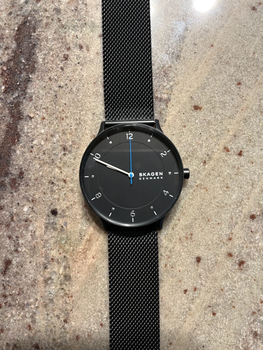 Skagen black new arrivals
