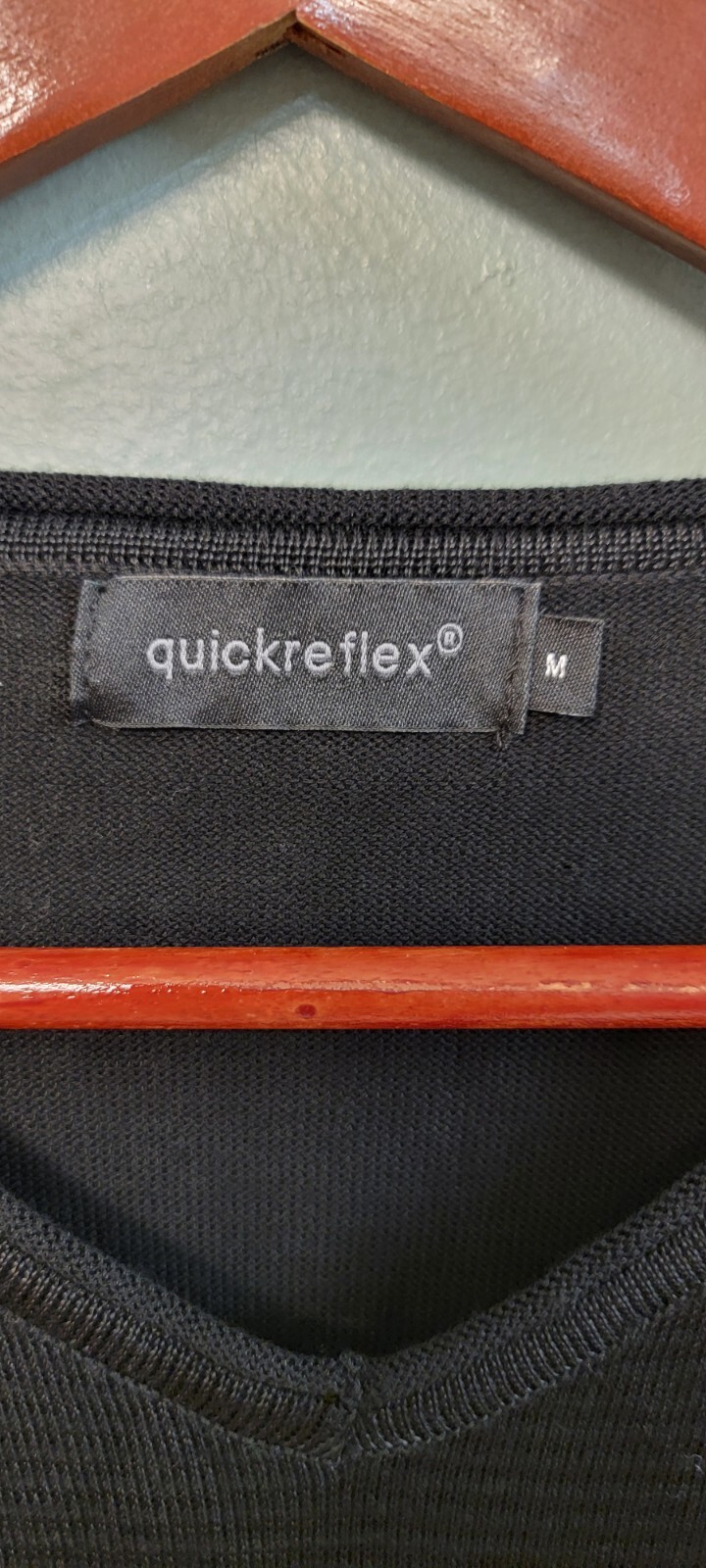 Quick Reflex Mens Textured Solid VNeck Basic Shor… - image 2