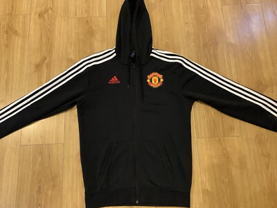Original Manchester United Adidas Hoodie 2020 2021 UK