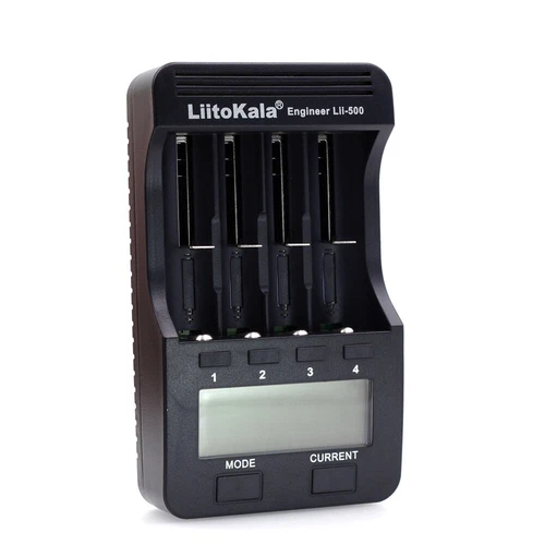 LiitoKala Lii-500 4 Slots Smart Intelligent Battery Charger for 3.7V I4A2