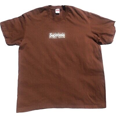 Supreme Bandana Box Logo Tee Brown - Size XL | eBay