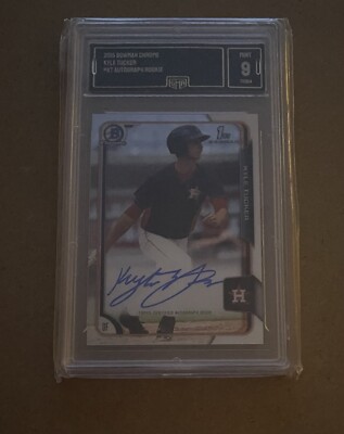 Kyle Tucker Bowman Chrome 1. 2015 Auto 