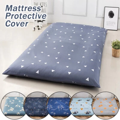 Polyester Japanese Futon Floor Mattress Floor Mat Protect Cover 35*79" / 47*79"