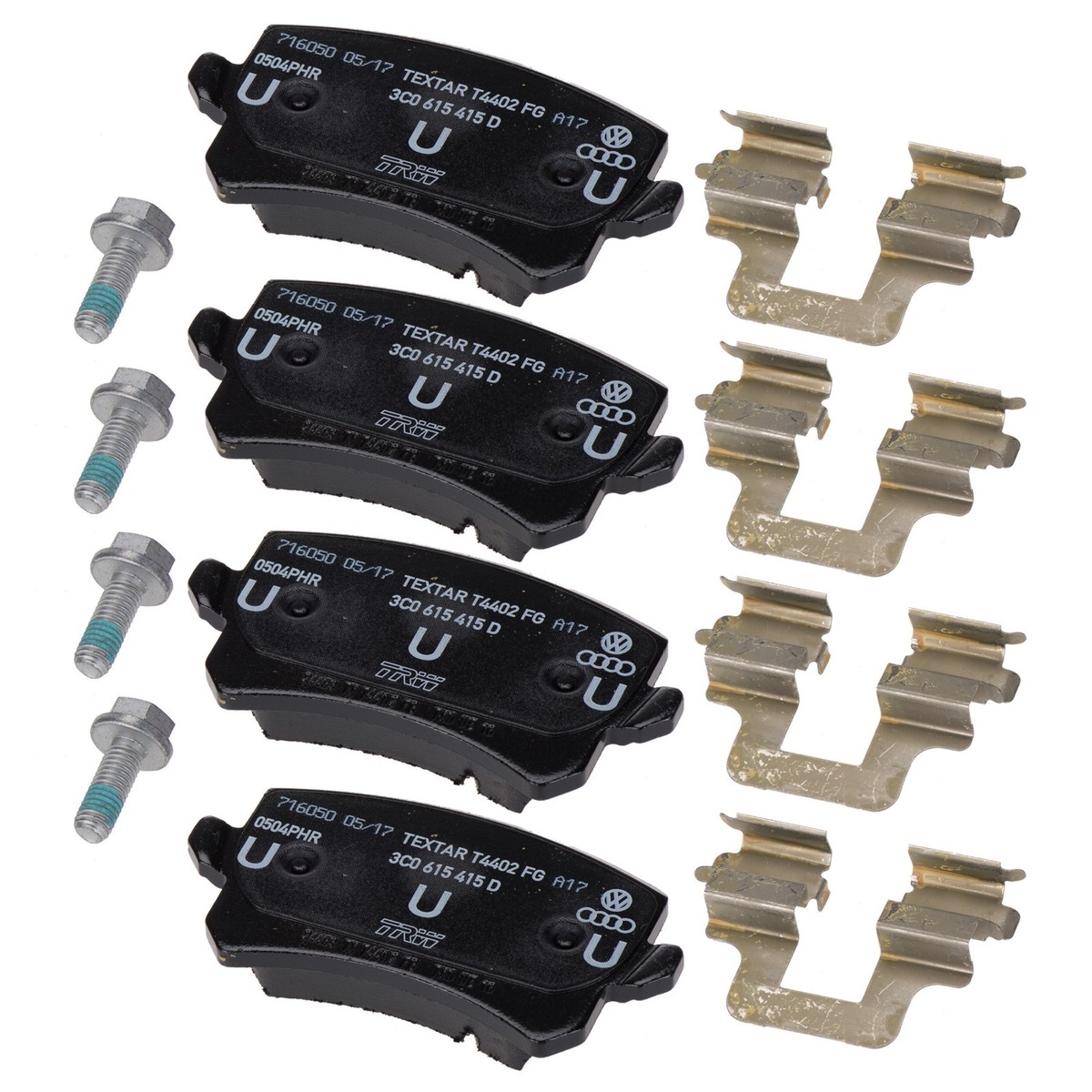 Volkswagen of America 3AA698451 - Disc Brake Pad Set, Rear for