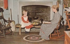 Oldest Stone House Pioneer Kitchen Lakewood Ohio OH  Chrome Souvenir Postcard