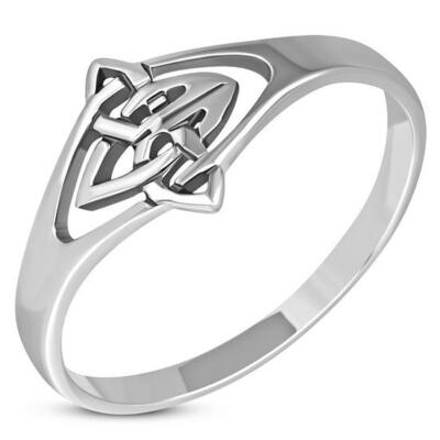 Keltischer Dreifaltigkeitsknoten - Sterling Silber 925 Ring - mehrere Größen verfügbar