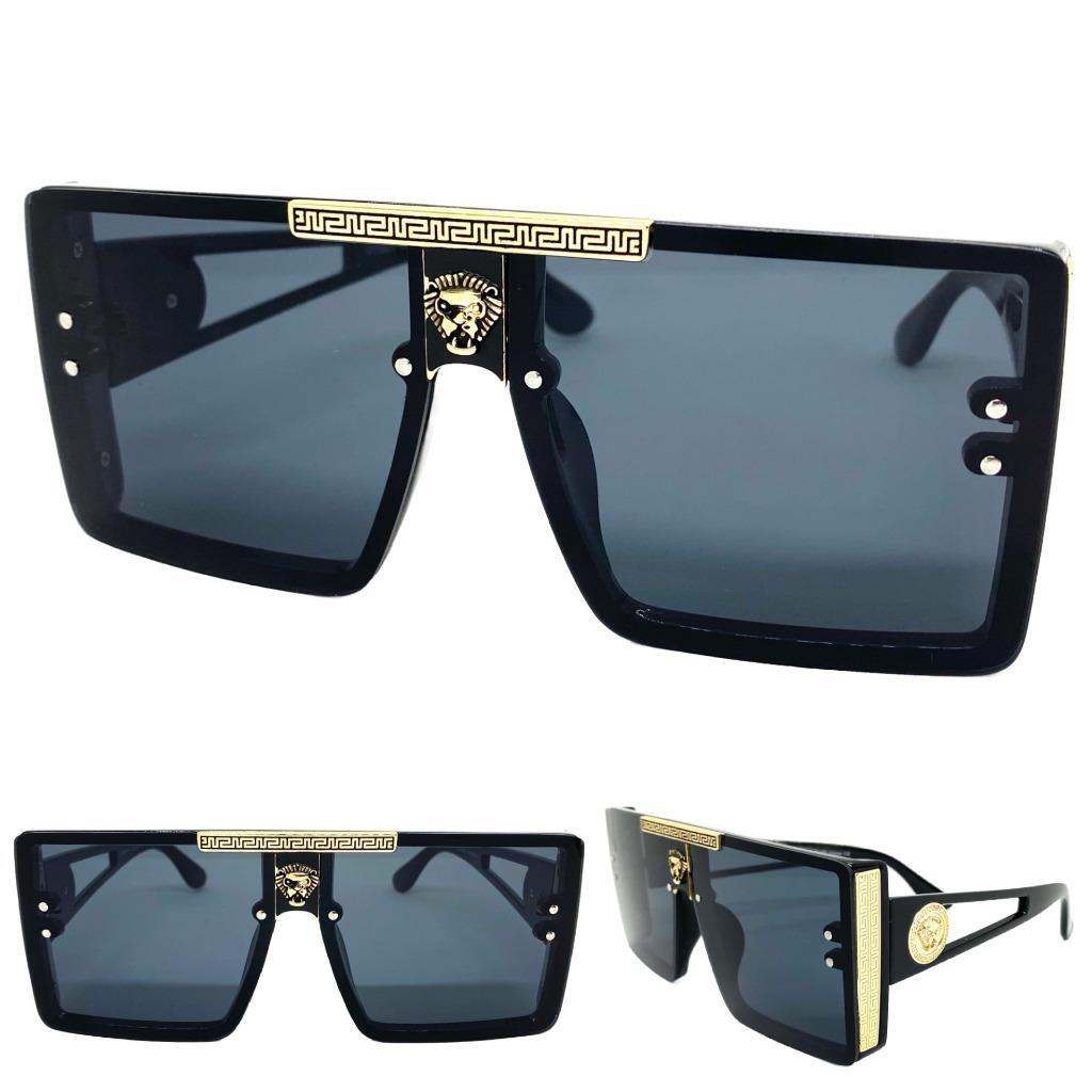 Oversized Classic Modern Hip Hop Shield SUN GLASSES Large