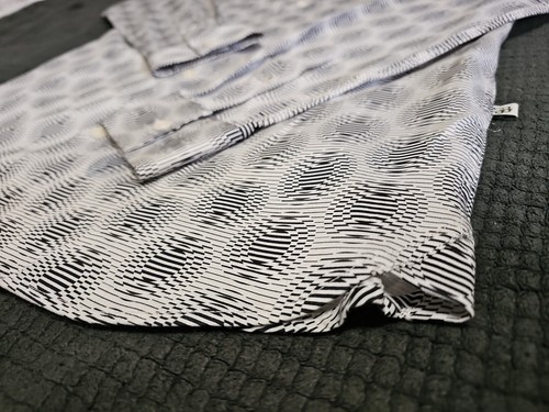 Ted Baker London NEW 3D-Effect Circle Geometric L/S Disco White Shirt SZ 3 - Picture 13 of 17