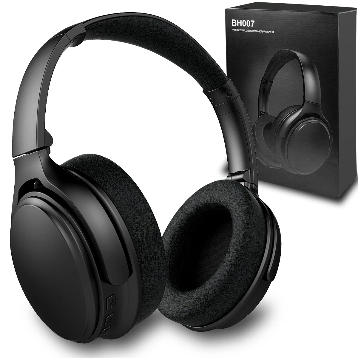 Bluetooth Headphones Over Ear Microphone HiFi Stereo Foldable