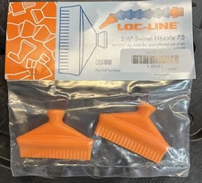 NEW LOC-LINE 2 1/2” SWIVEL NOZZLE 75  PART #41488  (PACK OF 2)