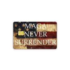 Credit Card Sticker Vinyl Skins Trump MAGA Decal