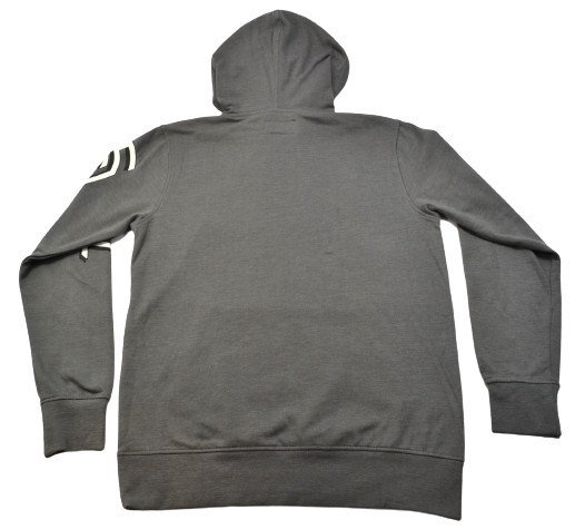 Hurley Original Pullover Charcoal Grey White Discount Sweatshirt Men's Hoodie image 2