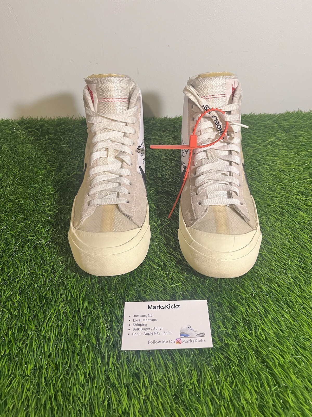 OFF WHITE X NIKE Taglia 10 Nike Off White x Blazer Mid The Ten