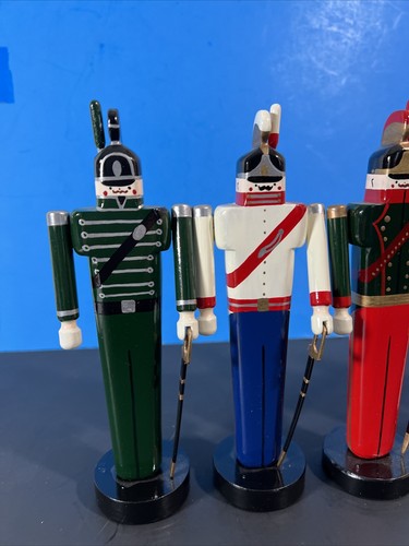 Holz Weihnachten Soldaten Figuren Patrick Jacobs 5er Set Soldaten - Bild 2 von 6