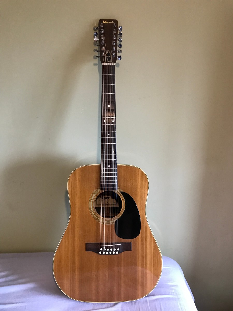 Morris 12 string B-28, Made in Japan in 1969 with original Morris 12 string B-28, Made in Japan in 1969 with original
