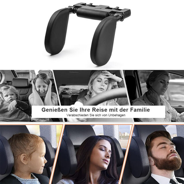 Autositz Kopfstütze Kissen Nackenstütze für Kinder Schlafkissen Erwachsene