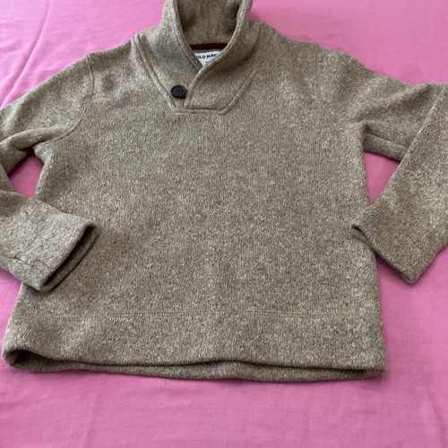Old Navy Boys Knit Sweater Size Youth Extra Small 5 Tan Brown - Picture 3 of 12