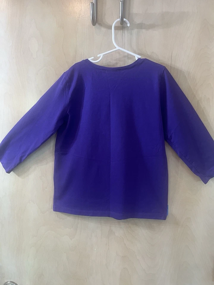 Top de niña Hanna Andersson manga 3/4 niña con estampado de falda a cuadros EUR 150 US 12 LN Foto 3 de 4