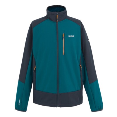 Regatta Moutdale Softshell-Jacke für Herren Moroccan Blue Navy Art. RML262-V12