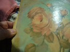 GORGEOUS ANTIQUE FRAME AS IS ORNATE RECESSED W/ROSE PRINT VARNISHED NEARLY 6 PDS — photo 9