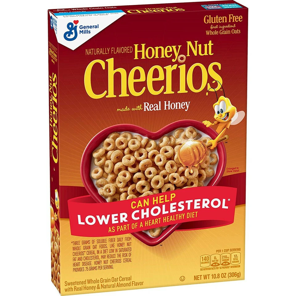 Cereal Cheerios Honey Nut 306g X 2 sem glúten ajuda a baixar o colesterol - Imagem 2 de 4