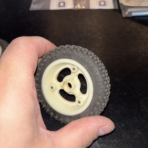Vintage RC-10 Og Front Wheels With Knobby Pro-Line Tires, Barely Used!!! - Picture 10 of 10