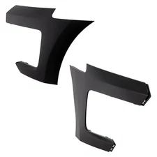 Bumper Face Bar Ends Extensions Set of 2 Front Driver & Passenger Side Pair