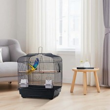 Travel Bird Cage Bird Travel Carrier Cage With Handle With Drawer-style tray