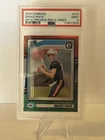 2024 Rated Rookie Drake Maye #379 Optic Preview Red & Green Prizm (RC) PSA 9