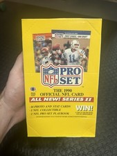 NFL PRO SET THE 1990 OFFICIAL NFL CARD ALL NEW SERIES 2 FOOTBALL CARDS