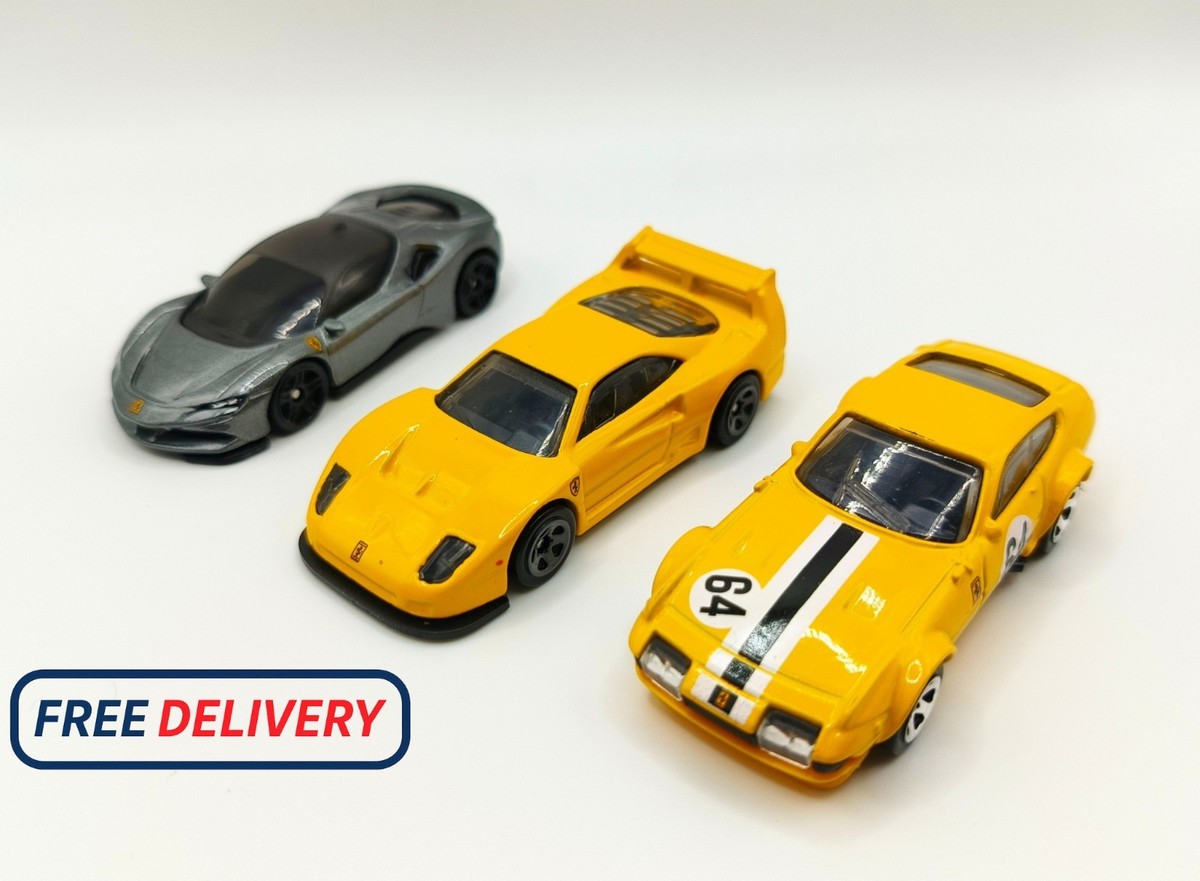 ホットウィール(3点) フェラーリ SF90、F40、365GTB4 ホットウィール(3点) フェラーリ SF90、F40、365GTB4 Hot Wheels