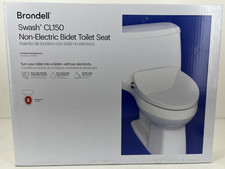 Brondell Swash CL150 For Elongated Non-Electric Bidet Toilet Seat