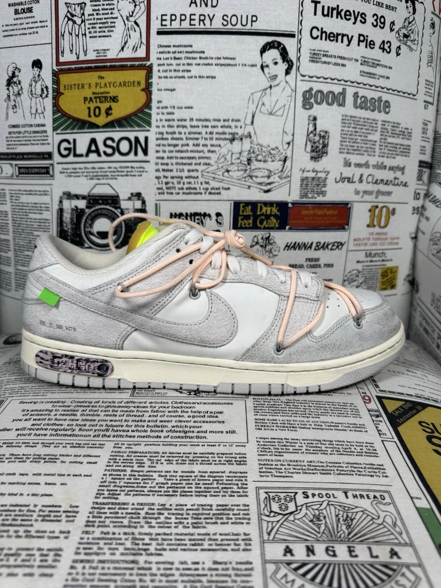 Nike Dunk Low Off-White Athletic Shoes for Men for Sale