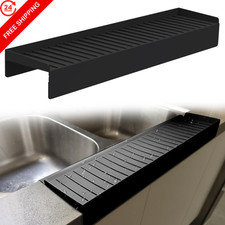 Kitlers Silicone Edge Protectors - Multifunction Sink 4 20in, Black