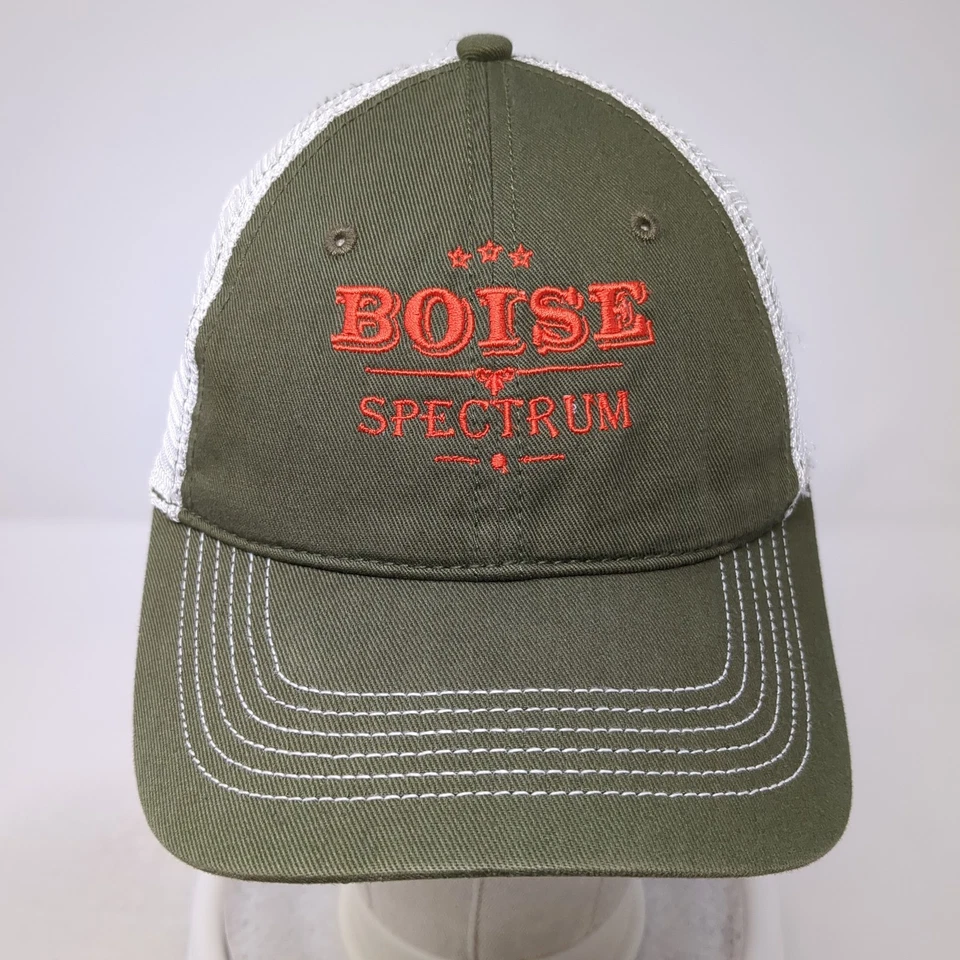 Chapéu caminhoneiro Boise Spectrum Strapback verde tamanho único colorblock district - Imagem 2 de 4