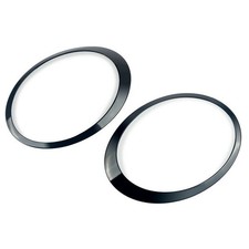 Glanz Schwarz Scheinwerfer Zierring Blende Für Mini Cooper R55 R56 R57 R58 R59 t