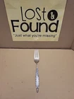 Lace Point by Lunt Sterling Silver individual Place Fork 7.5"