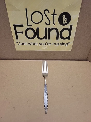 Lace Point by Lunt Sterling Silver individual Place Fork 7.5"