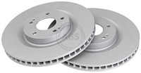 2X A.B.S. Bremsscheibe 18755 FüR Mitsubishi Outlander Eclipse Cross 3 Van GK1W