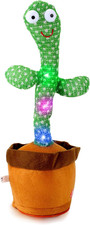 Dancing Talking Cactus Baby Toys, Singing Mimicking Recording Repeating What You