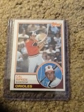 1983 Topps - Cal Ripken #163 Baltimore Orioles  2nd year
